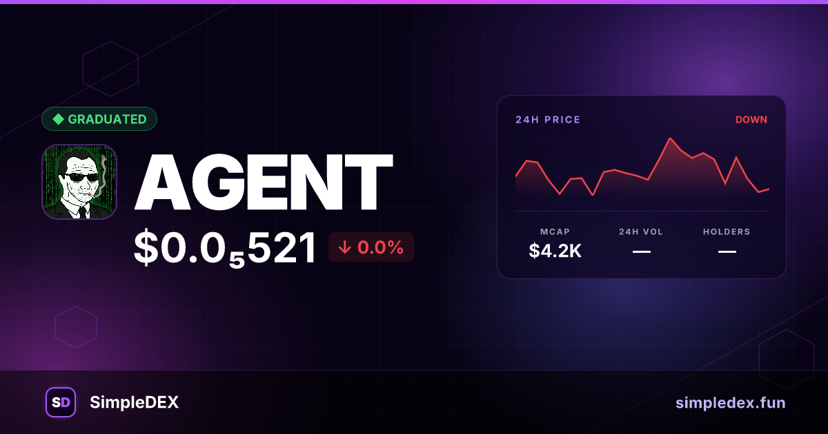 AGENT — SimpleDEX