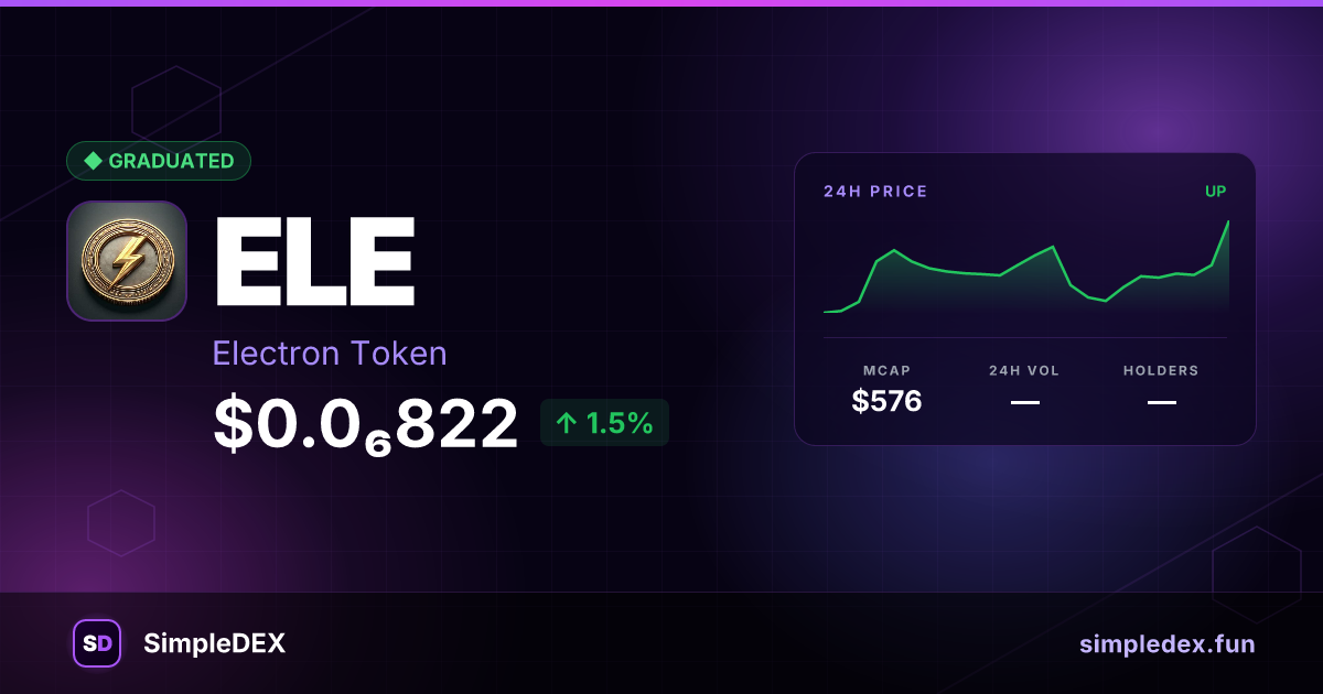 ELE — SimpleDEX