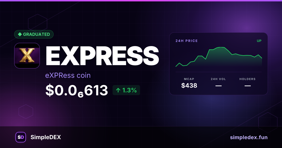 EXPRESS — SimpleDEX