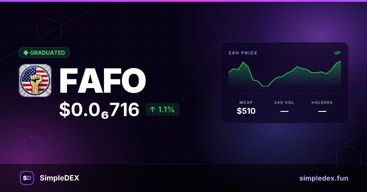 FAFO — SimpleDEX