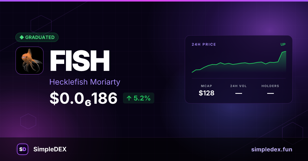 FISH Launch — SimpleDEX
