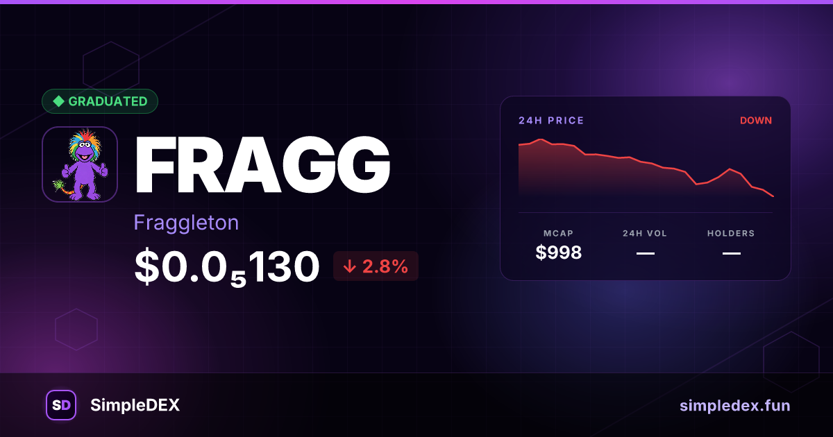 FRAGG — SimpleDEX