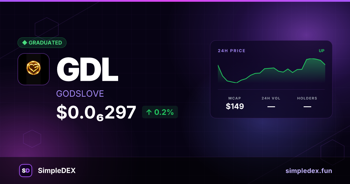 GDL Launch — SimpleDEX