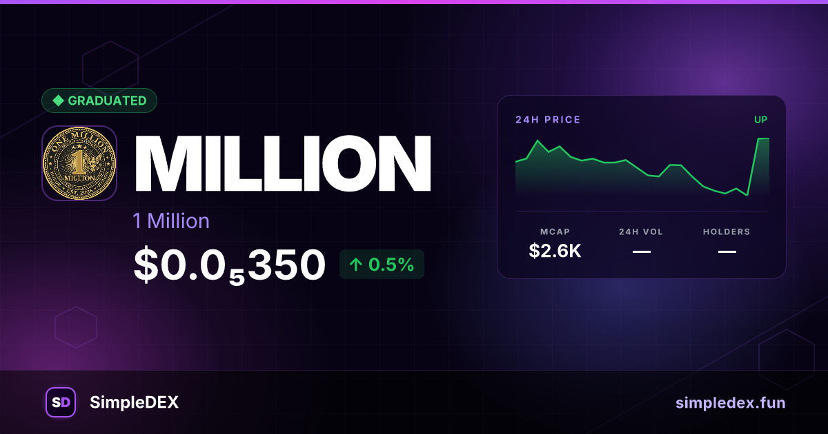 MILLION — SimpleDEX