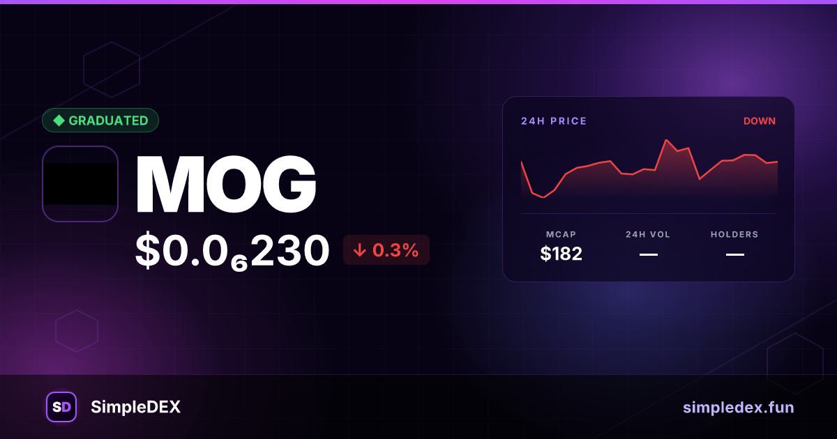 MOG — SimpleDEX