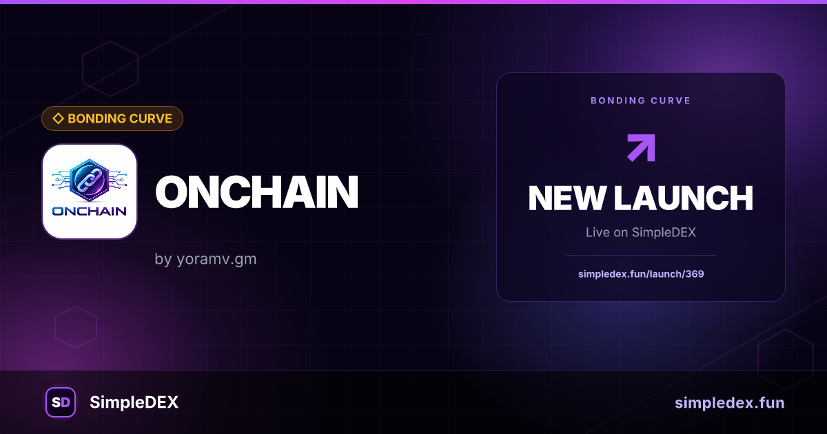 ONCHAIN Launch — SimpleDEX