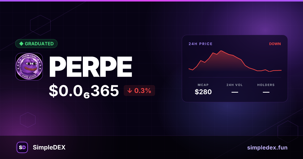 PERPE — SimpleDEX