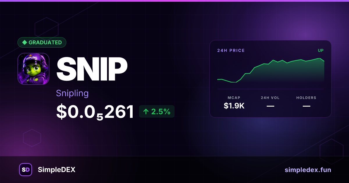 SNIP — SimpleDEX