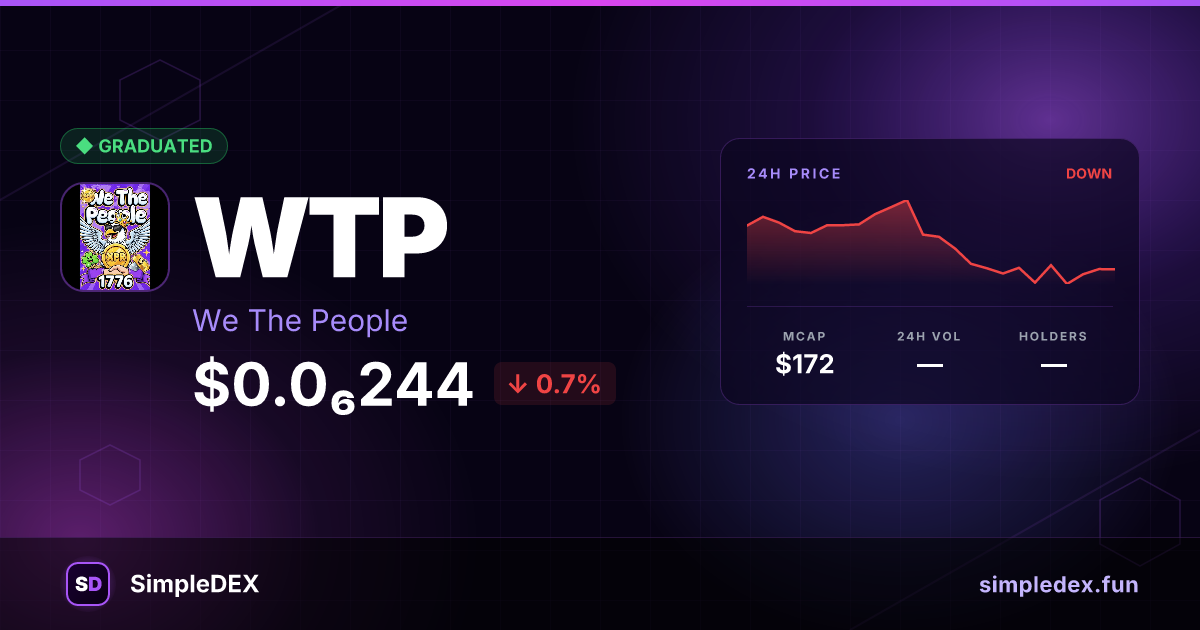 WTP — SimpleDEX