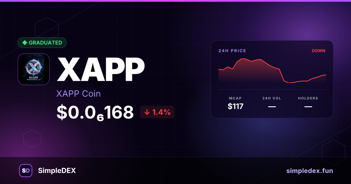 XAPP — SimpleDEX