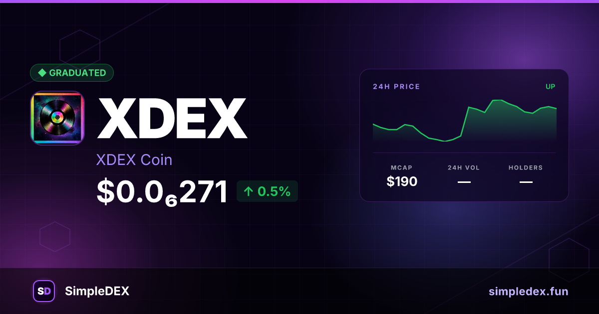 XDEX — SimpleDEX