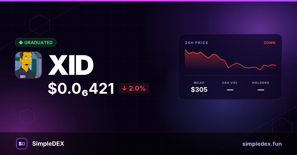 XID — SimpleDEX