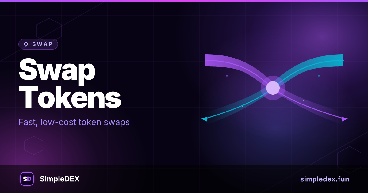 Swap — SimpleDEX