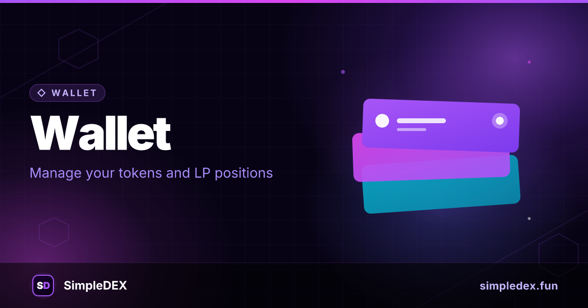 Wallet — SimpleDEX