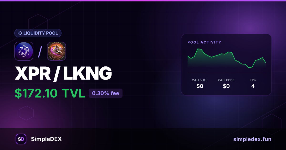 XPR/LKNG — SimpleDEX