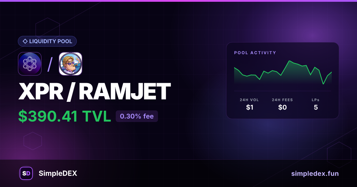XPR/RAMJET — SimpleDEX